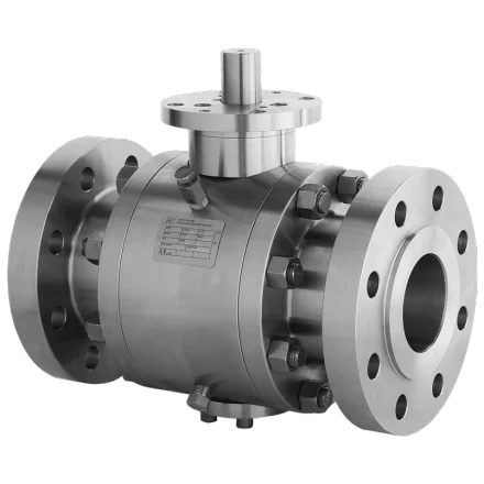 2. شیر توپی ترونیون (Trunnion Ball Valve)